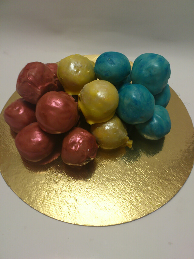 Färgglada Chokladbolls-bollar