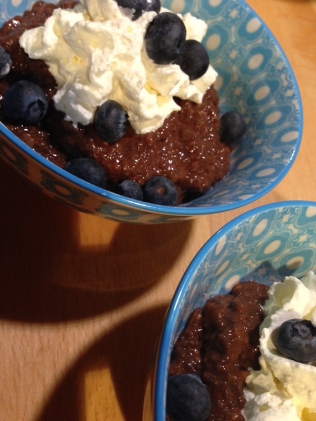 Raw food chokladpudding