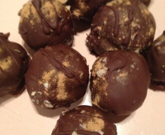 Chokladbollar med lakrits