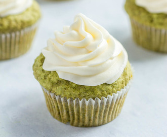 Cupcakes med matcha te