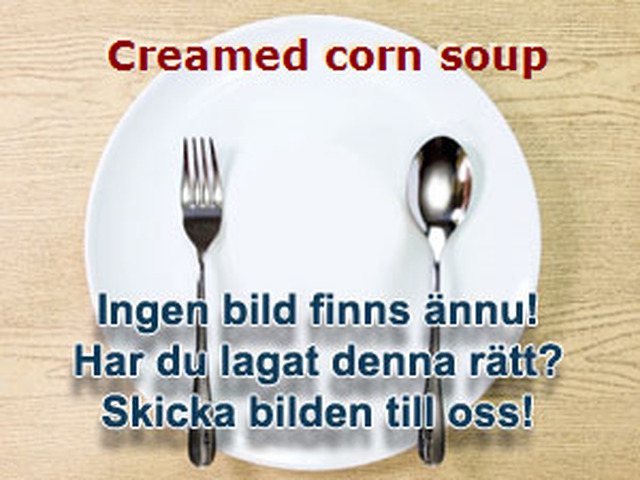 Creamed corn soup