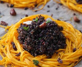 Pumpkin Ribbons with Quinoa - Pumpaflätor med Quinoa