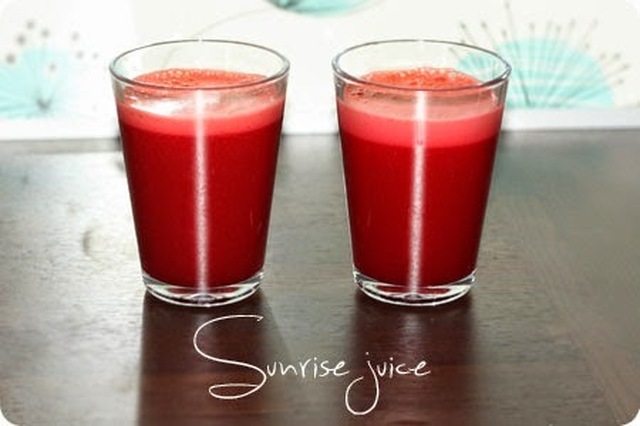 Sunrise juice (detox)