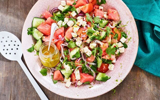 Melonsallad med vitost