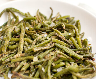 Ugnsrostade haricots verts