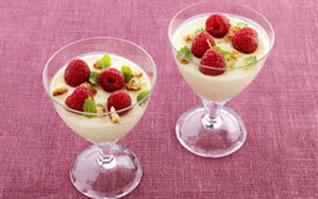 Fräsch gräddfilspannacotta