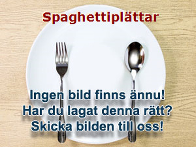 Spaghettiplättar