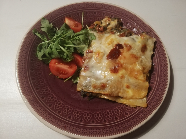 Lasagne med spenat och mozzarella. - Recept från myTaste