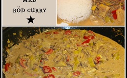 Köttfärsgryta med röd curry