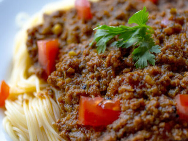 Köttfärssås bolognaise