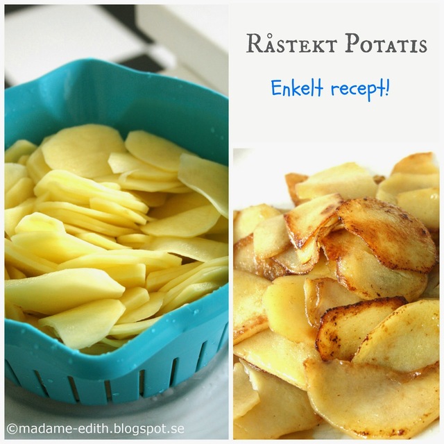 Råstekt potatis