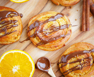 Kanelbullar med smak av apelsin & choklad