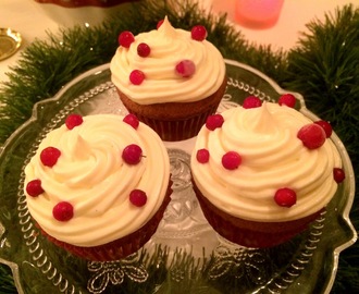 Glutenfria pepparkakscupcakes