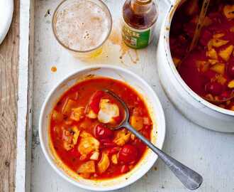 Creole fish soup