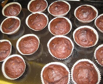 Nyttigare chokladmuffins