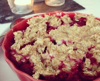 Raspberry breakfastpie