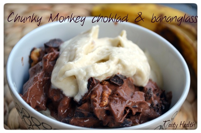 Chunky monkey choklad & bananglass