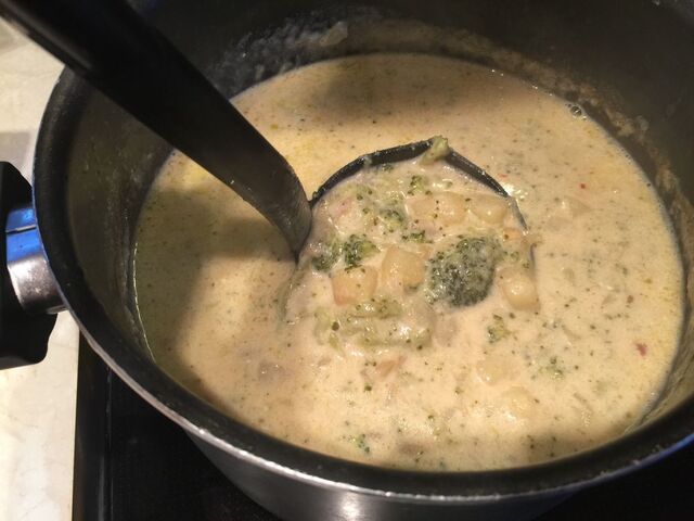 Potatis & Broccoli soppa