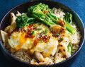 Speedy miso rice bowl