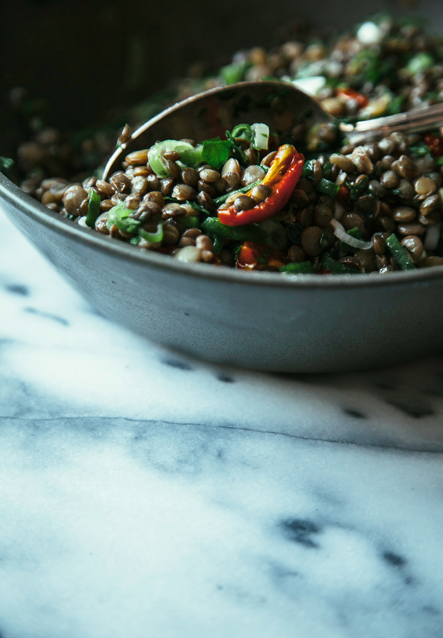 THE BEST MARINATED LENTILS FROM “OH SHE GLOWS EVERY DAY”