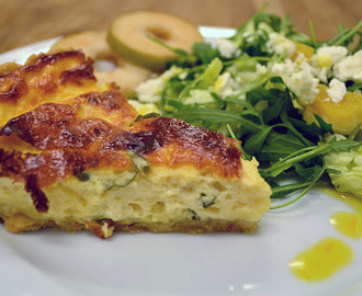 Quiche Lorraine och supergod sallad