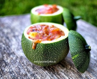 Fylld zucchini - Stuffed Zucchini