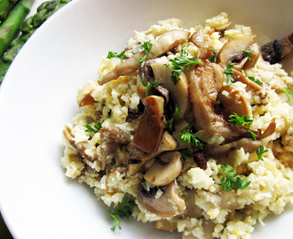 Vegetarisk risotto på blomkål LCHF