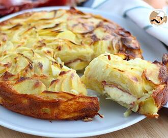 Pastel de patatas y queso raclette