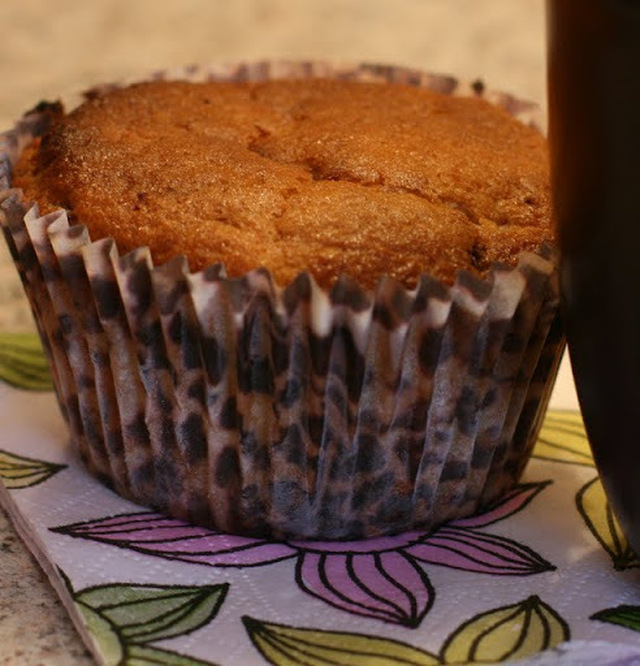 Banan och choklad muffins