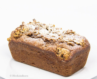 Caramelized Banana Bread with Banana Crumb