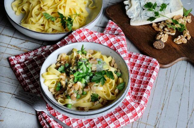 Pasta med gorgonzola