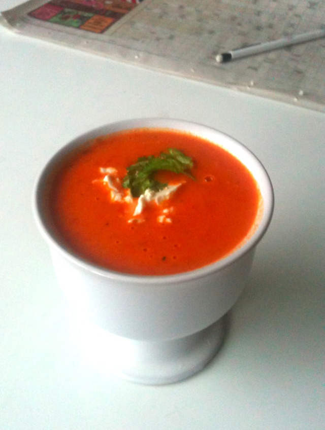 Hemgrillad soppa