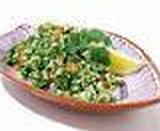 Buffé "meze"/ Tabbouleh med aprikoser