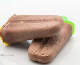Chocolate Peanut Butter Protein Ice Cream Popsicles