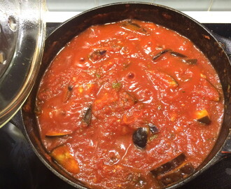 Caponata med aubergine