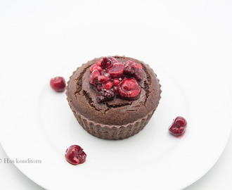 Chickpea Cakes served with Berries