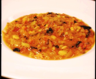 Minestrone – matig grönsakssoppa med svamp och parmesan