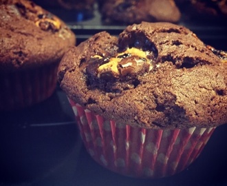 Choklad muffins med polly