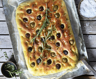 Snabb focaccia