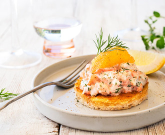 Toast Skagen med löjrom – bästa receptet