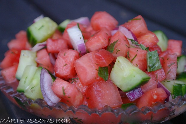 Salsa med vattenmelon