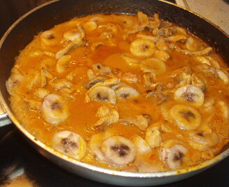 Banan- och currygryta