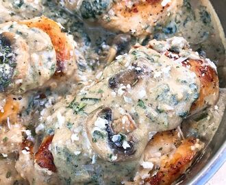 Pin by Valerie Caldwell on Chicken | Chicken florentine, Skillet chicken, Ricotta stuffed chicken