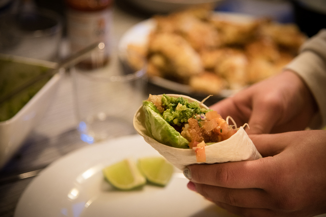 Fish taco med pico de gallo