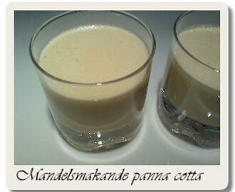 Mandel pannacotta