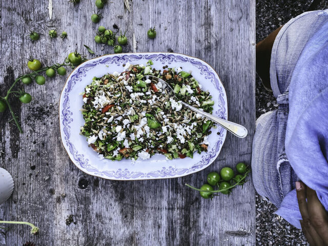 Broccoli tabbouleh med linser och rostade solrosfrön – Food Pharmacy