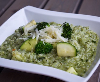Veckans vegetariska: Pestorisotto med broccoli