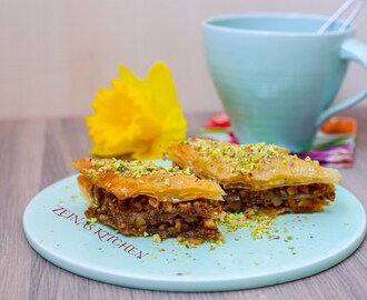 Baklava i långpanna