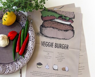 Vegoburgare – Bloody Good Vegetarian BBQ Poster nr 1 + Recept