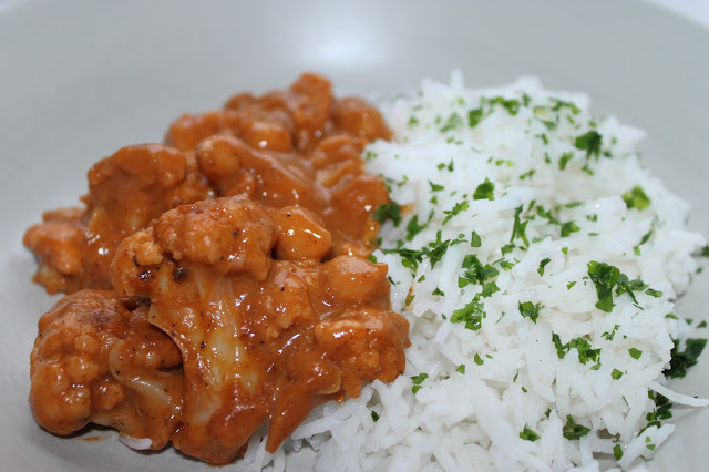 Cauliflower butter masala